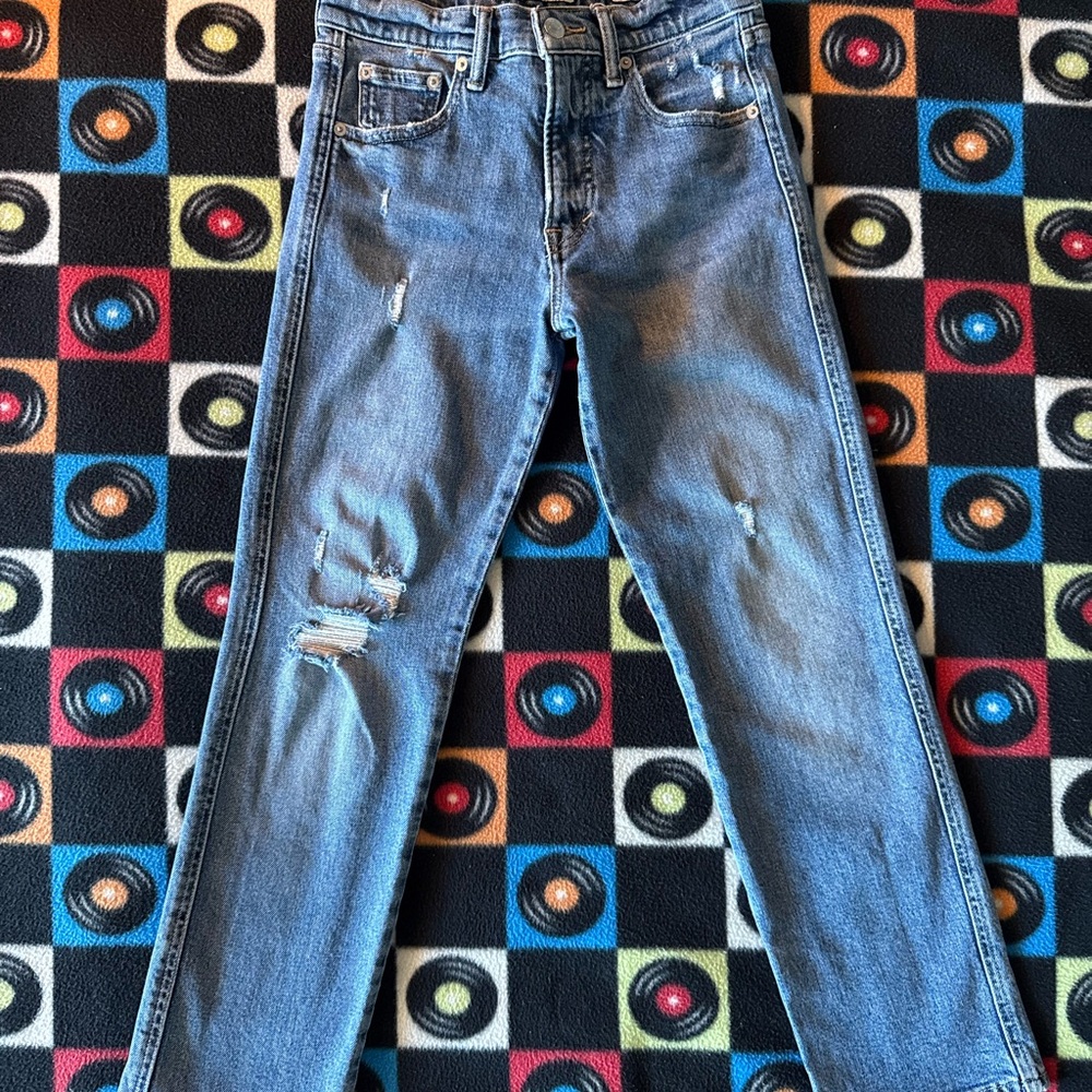 Lucky Brand Authentic Straight Crop Jeans